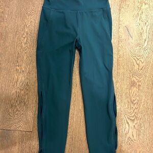 High-Waisted Free People Movement Teal Leggings